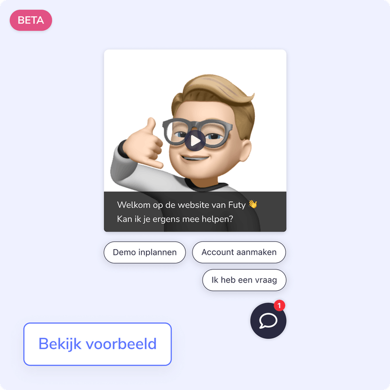 beta video module leadbot chatbot futy