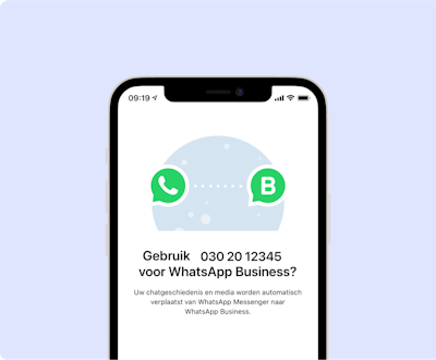 WhatsApp Business vast telefoonnummer 