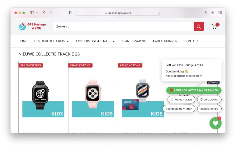 GPShorloge4you website retail