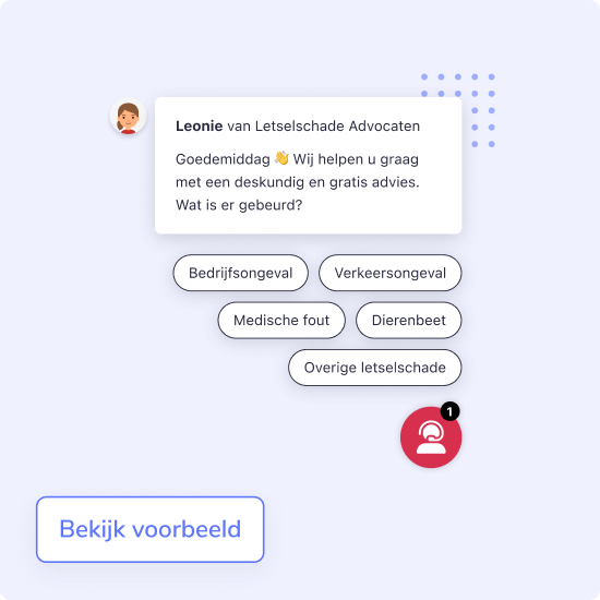 Schadeletsel leadbot showroom