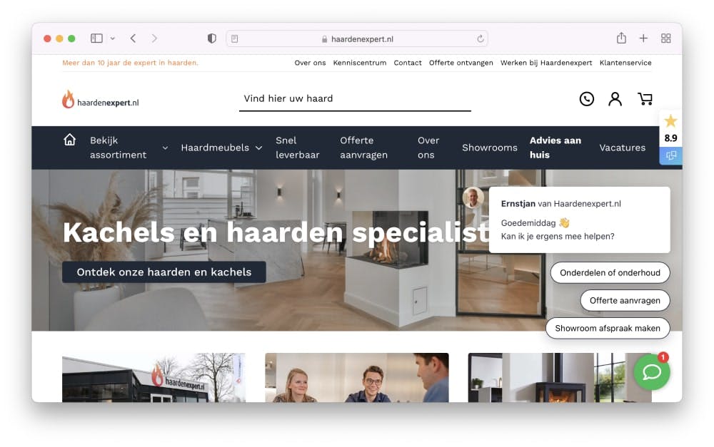 haardenexpert website retail