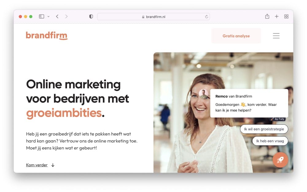 marketing website