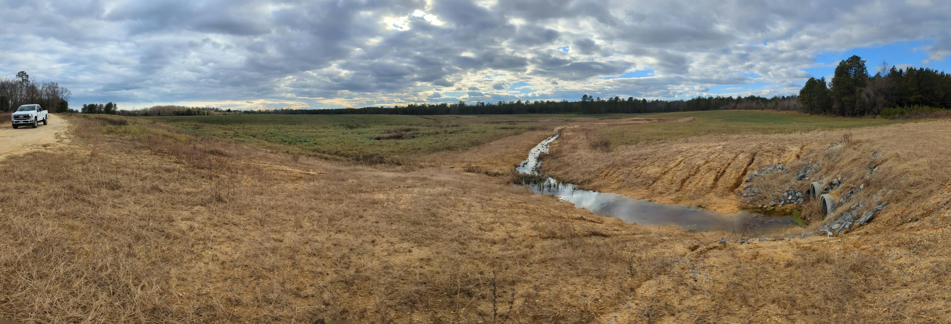 Panoramic view of the Upper Mattaponi Indian Tribe land
