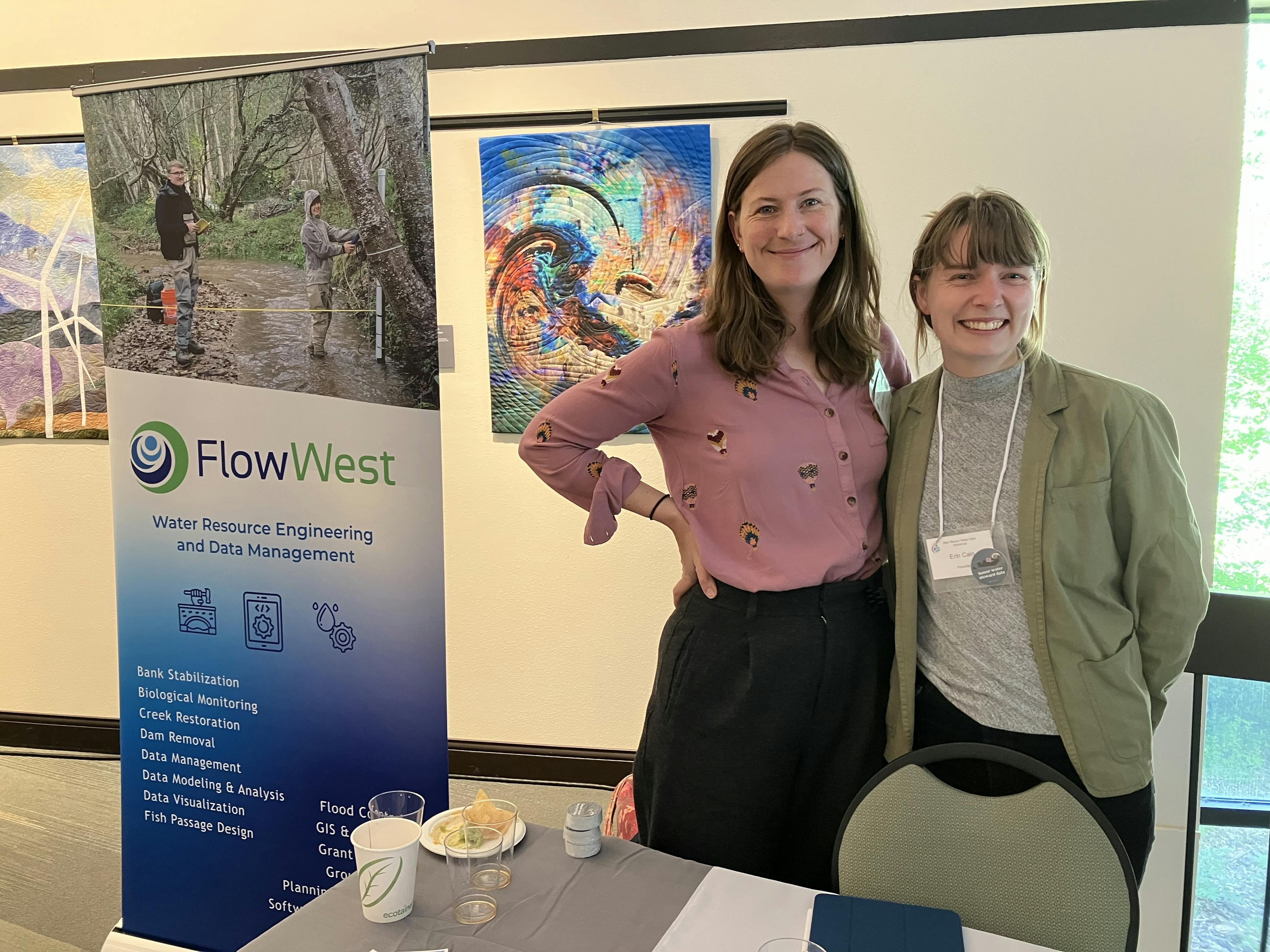 FlowWest's data science team includes Liz Stebbins and Erin Cain.