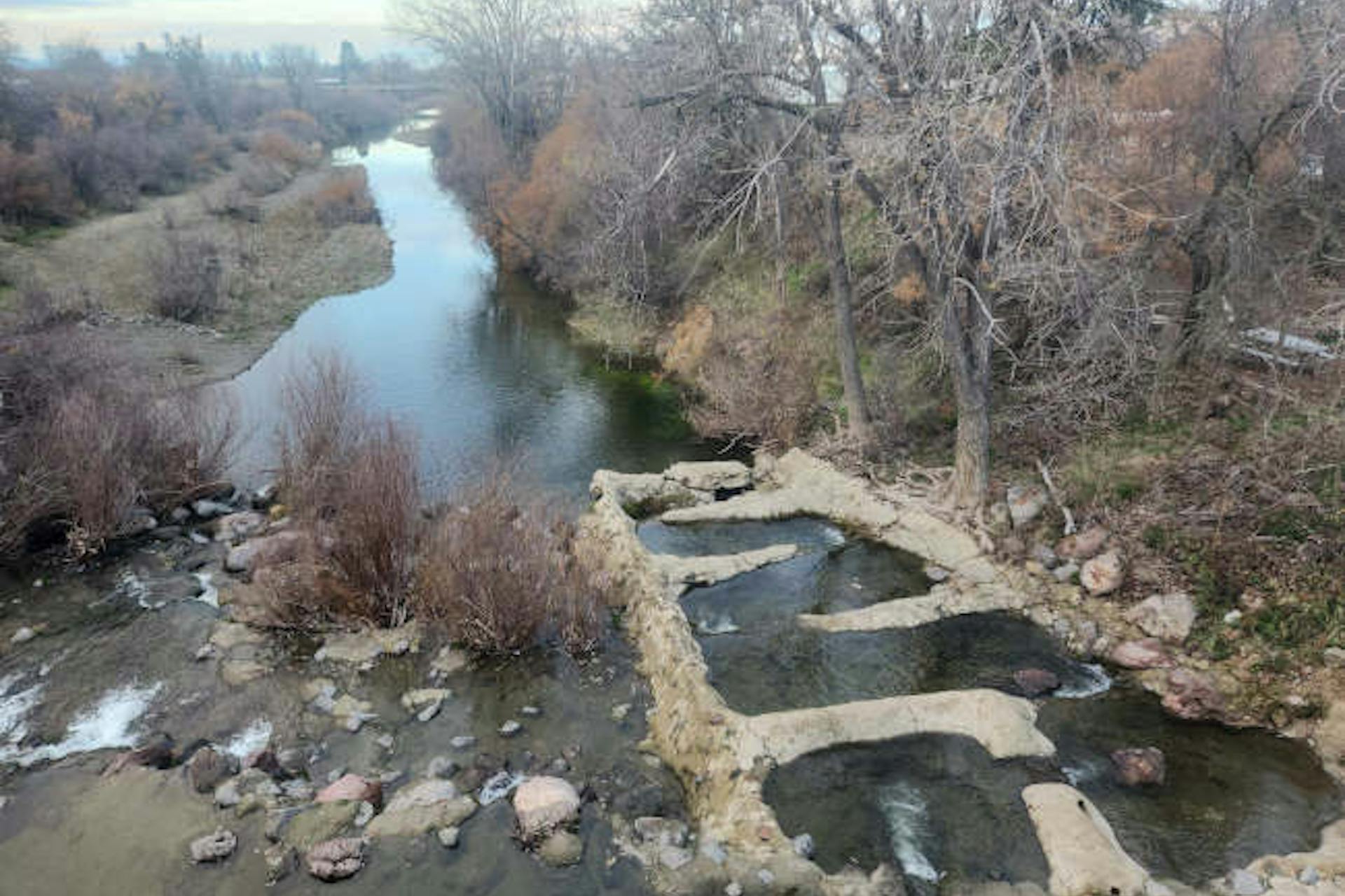 Fish ladder at Kelsey Creek