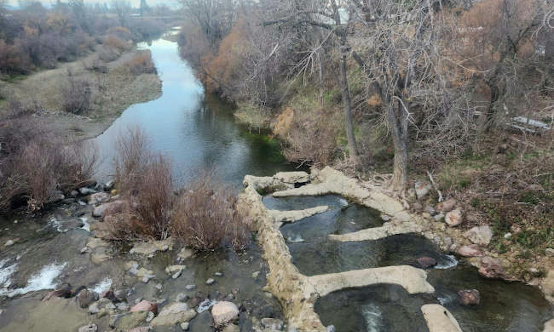 Fish ladder at Kelsey Creek