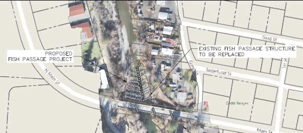 kelsey creek proposed fish ladder