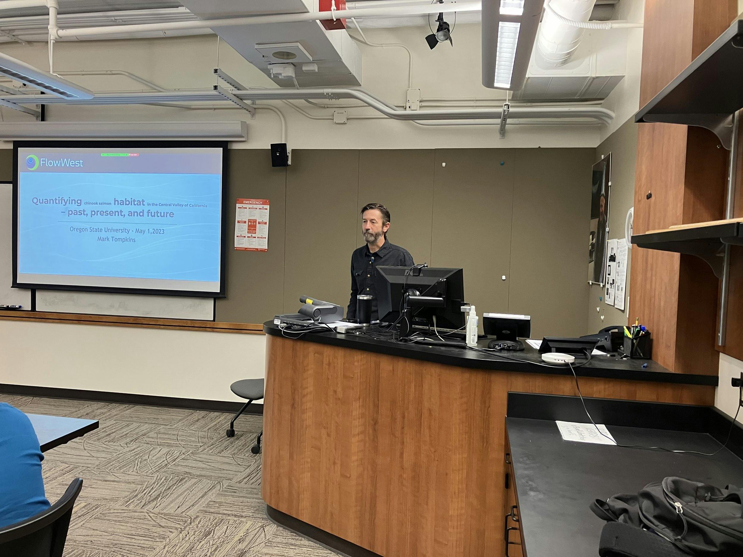 mark giving presentation