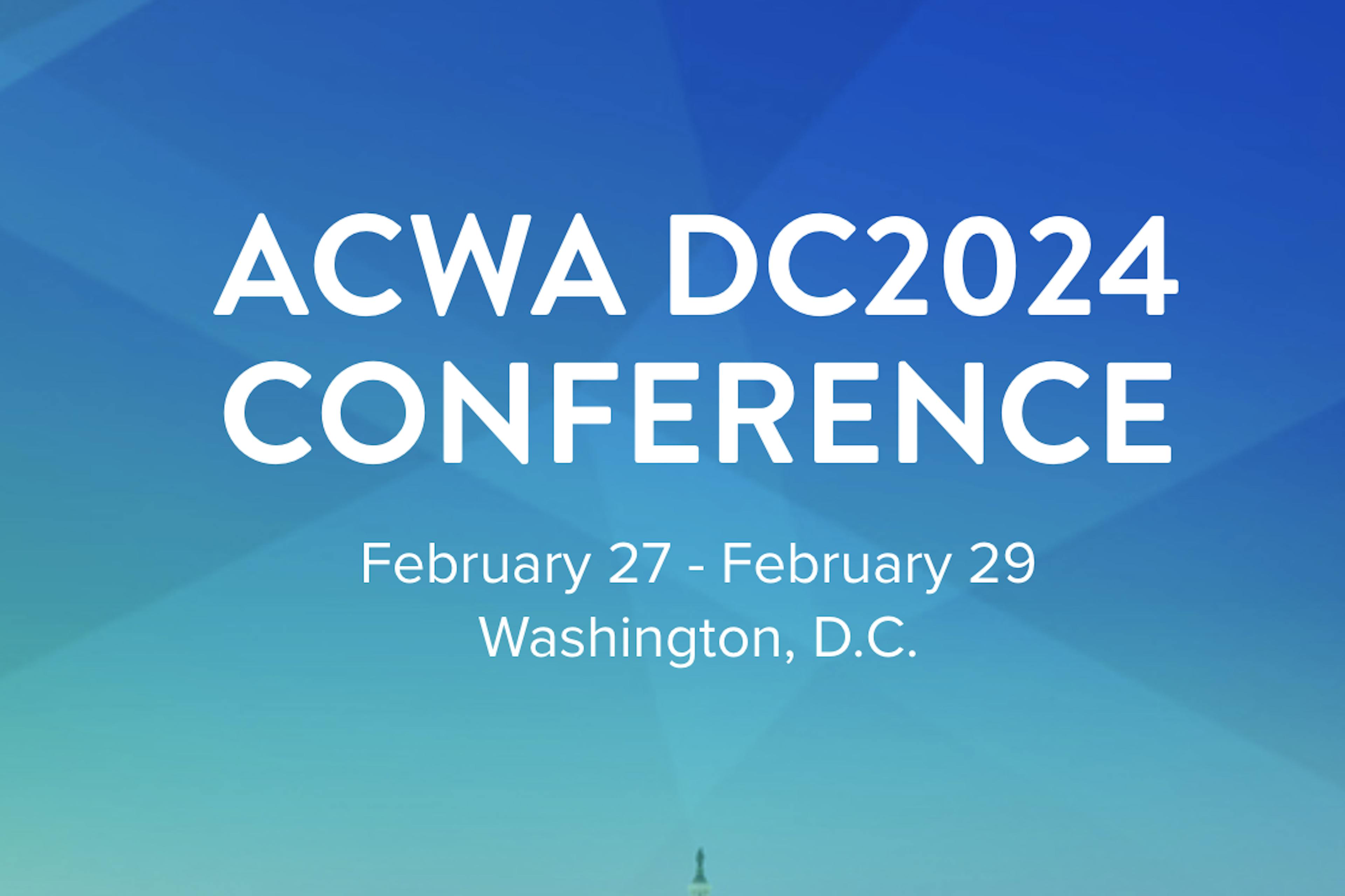 branded promotional image for ACWA