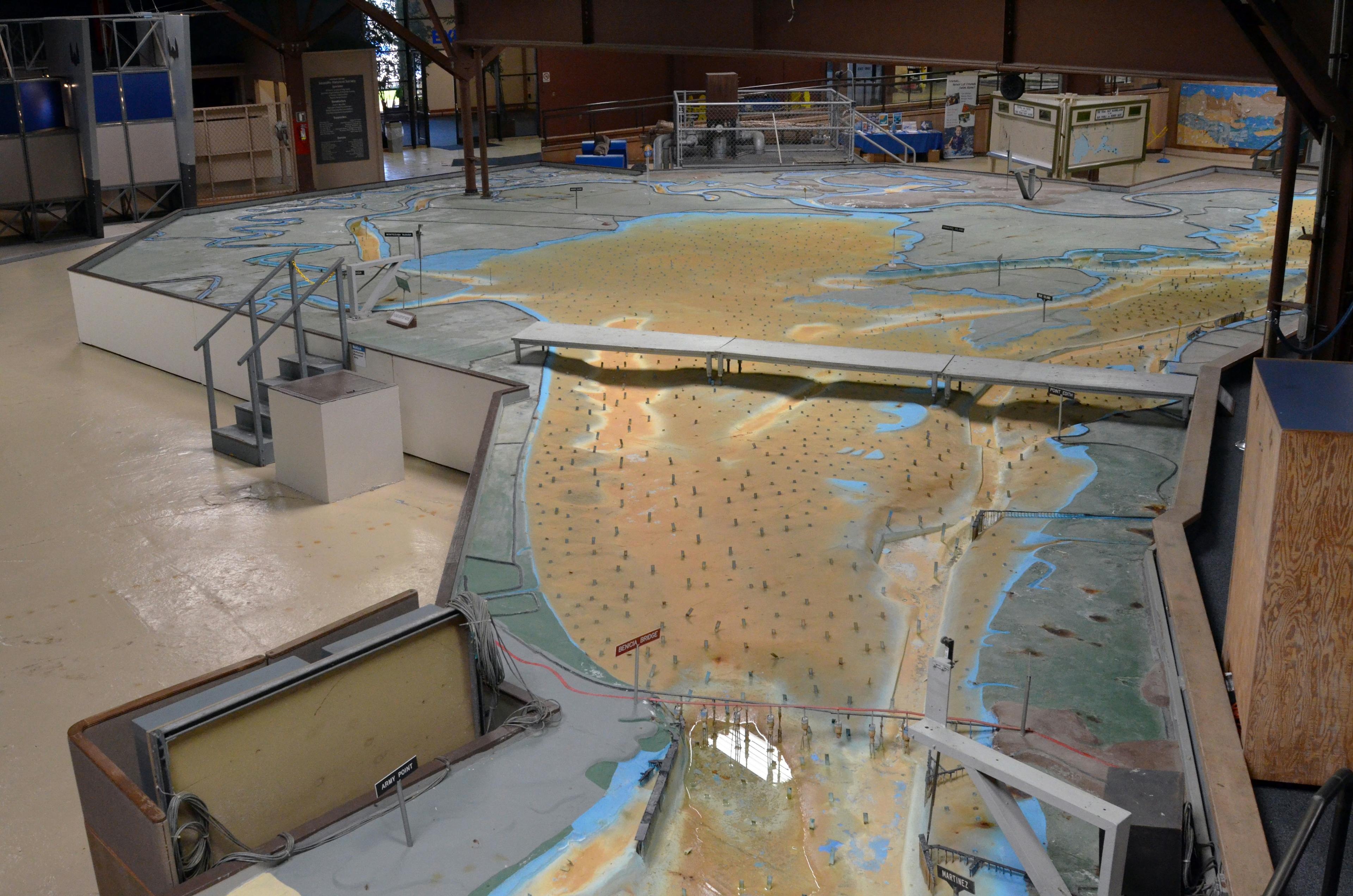 inside the bay model in sausalito