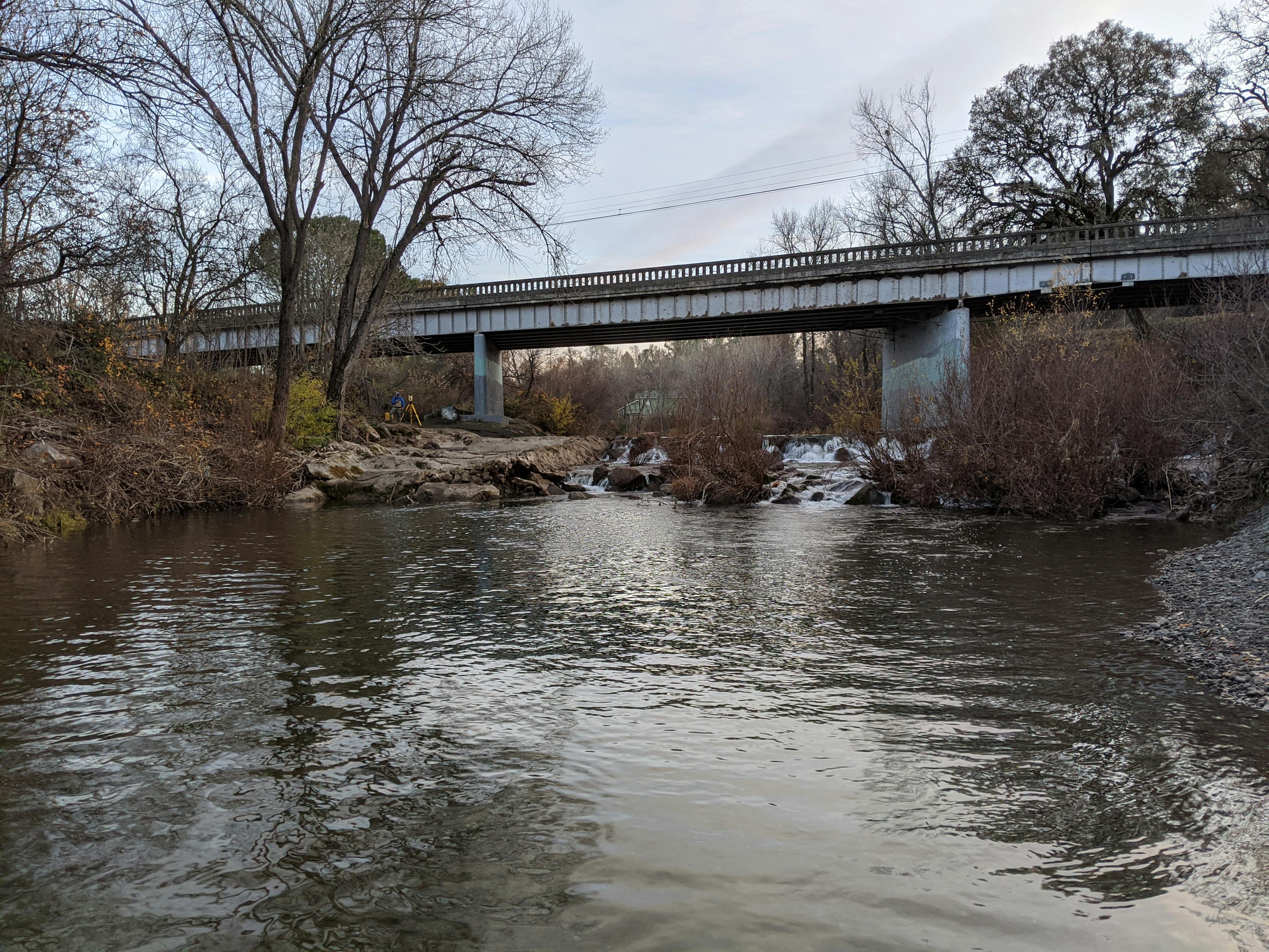 kelsey creek downstream with bridge