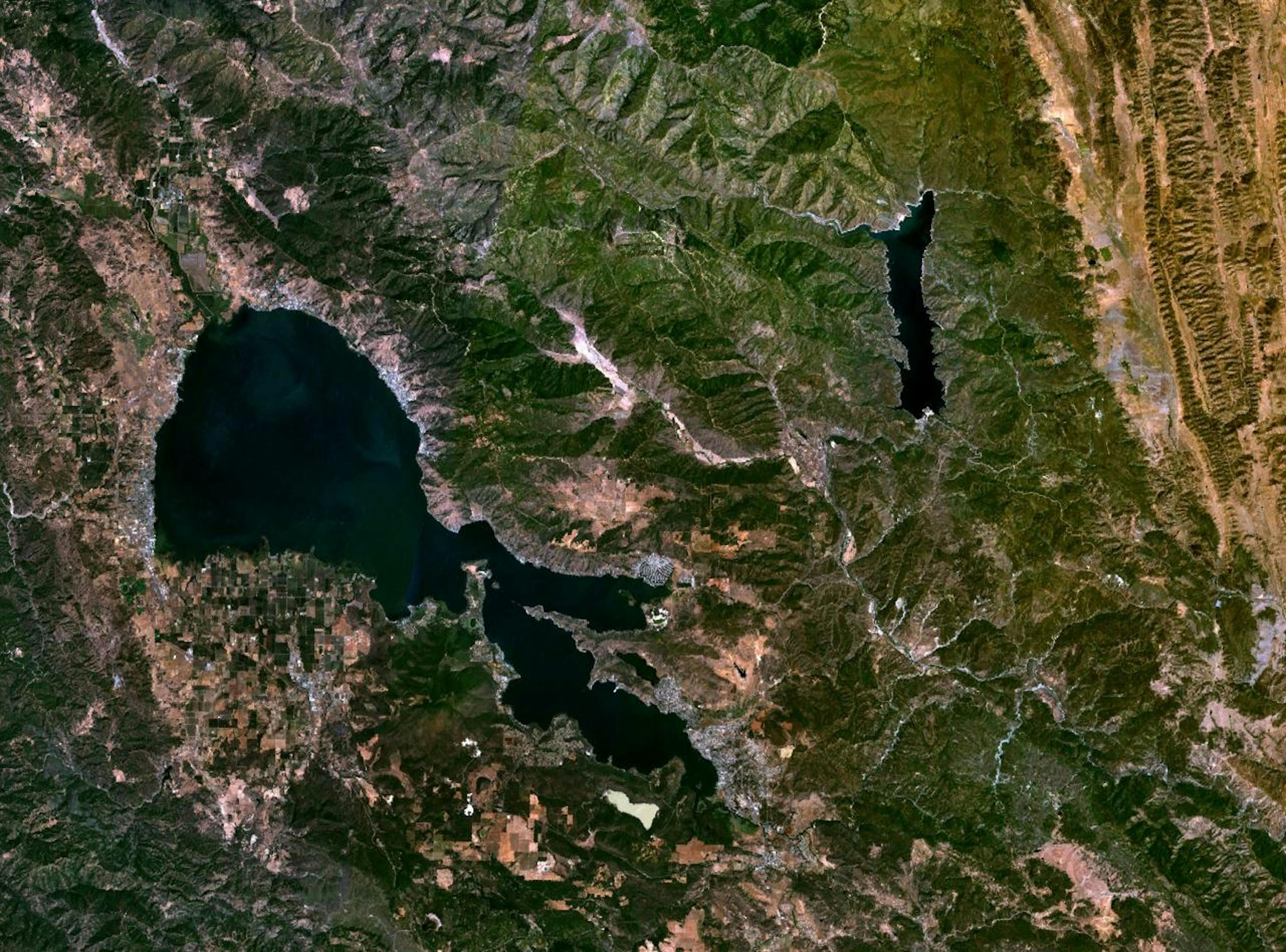 clear lake satellite photo