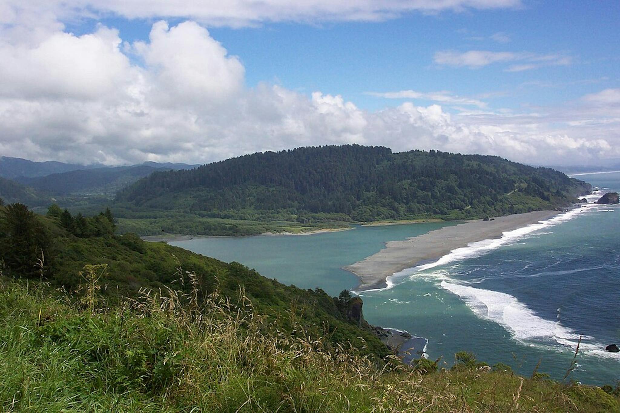 Klamath River at the Pacific Ocean