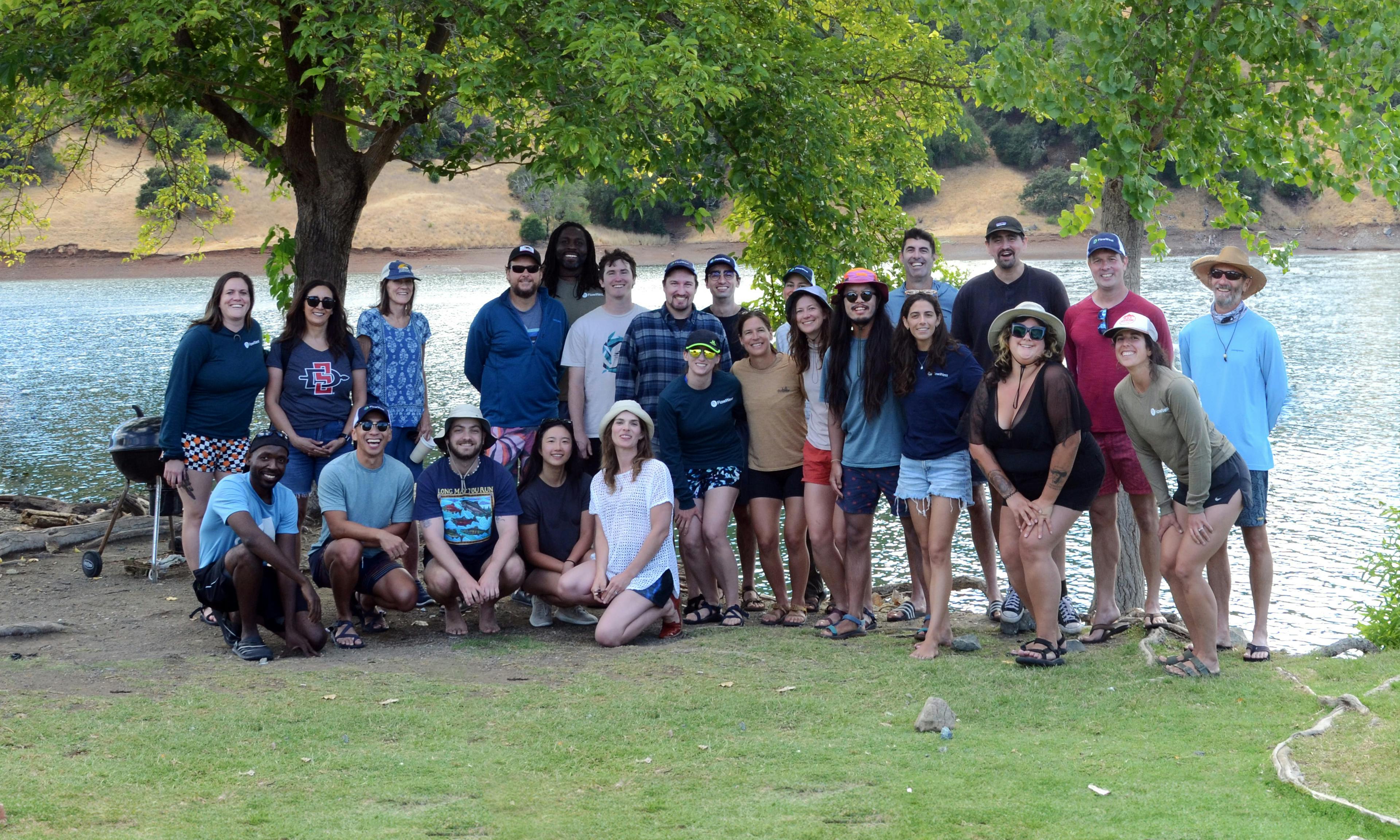 FlowWest team photo, 2024 retreat