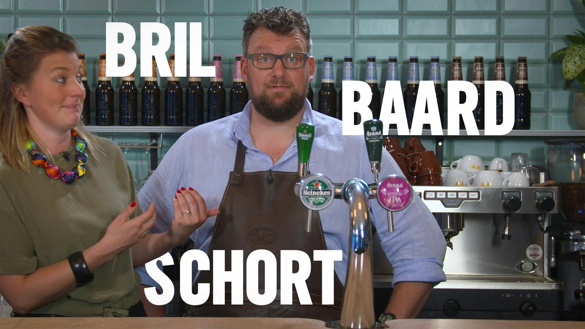 Bijzondere bieren bril baard short