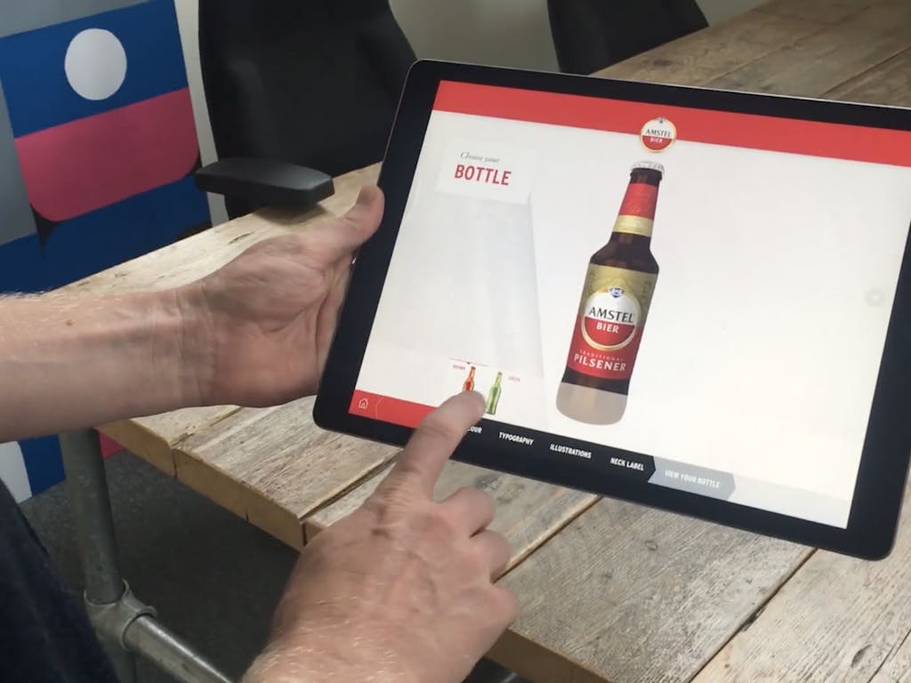 Augmented Reality Amstel - Bottle Configurator