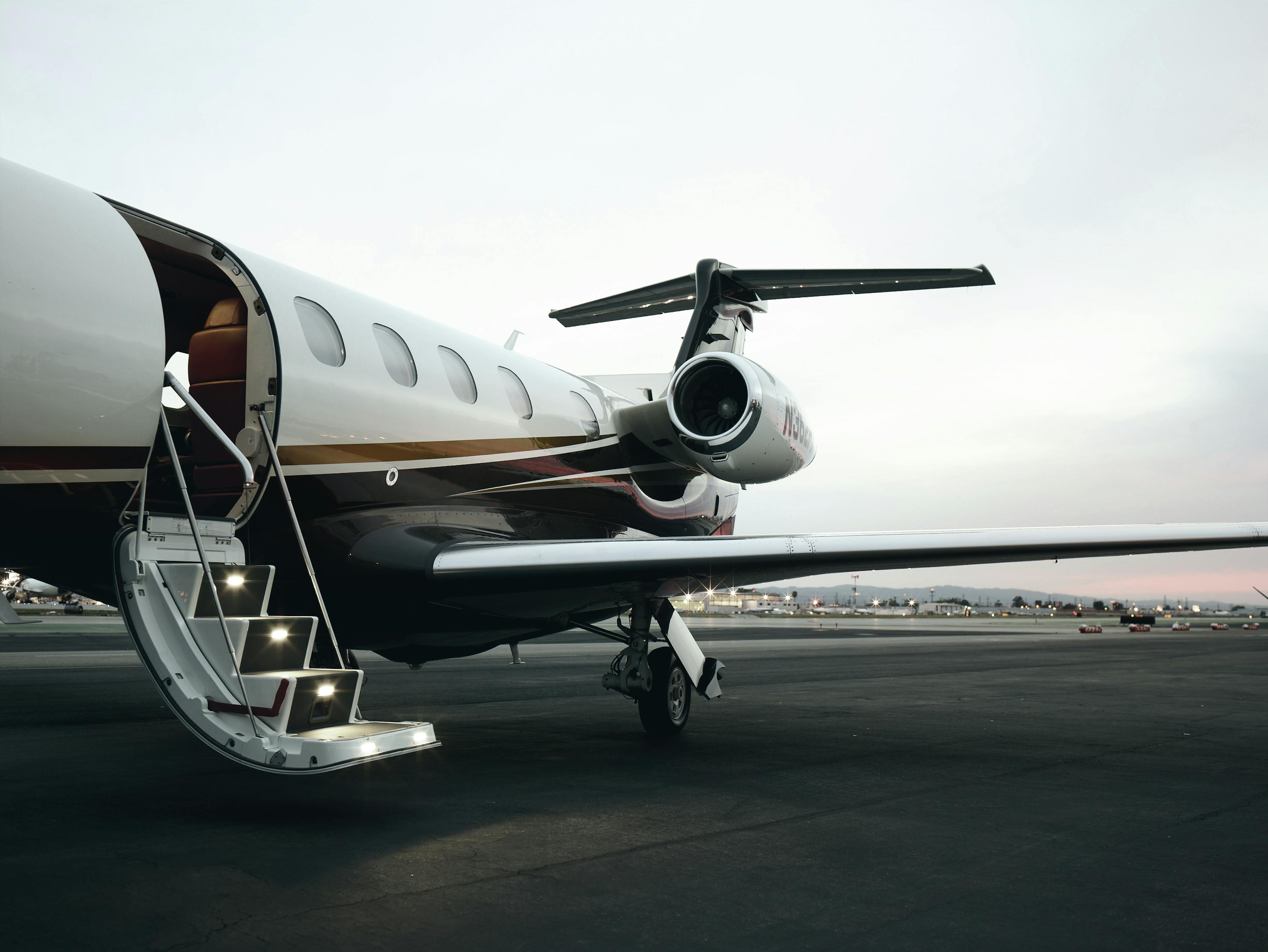 Phenom 300 with stairs down