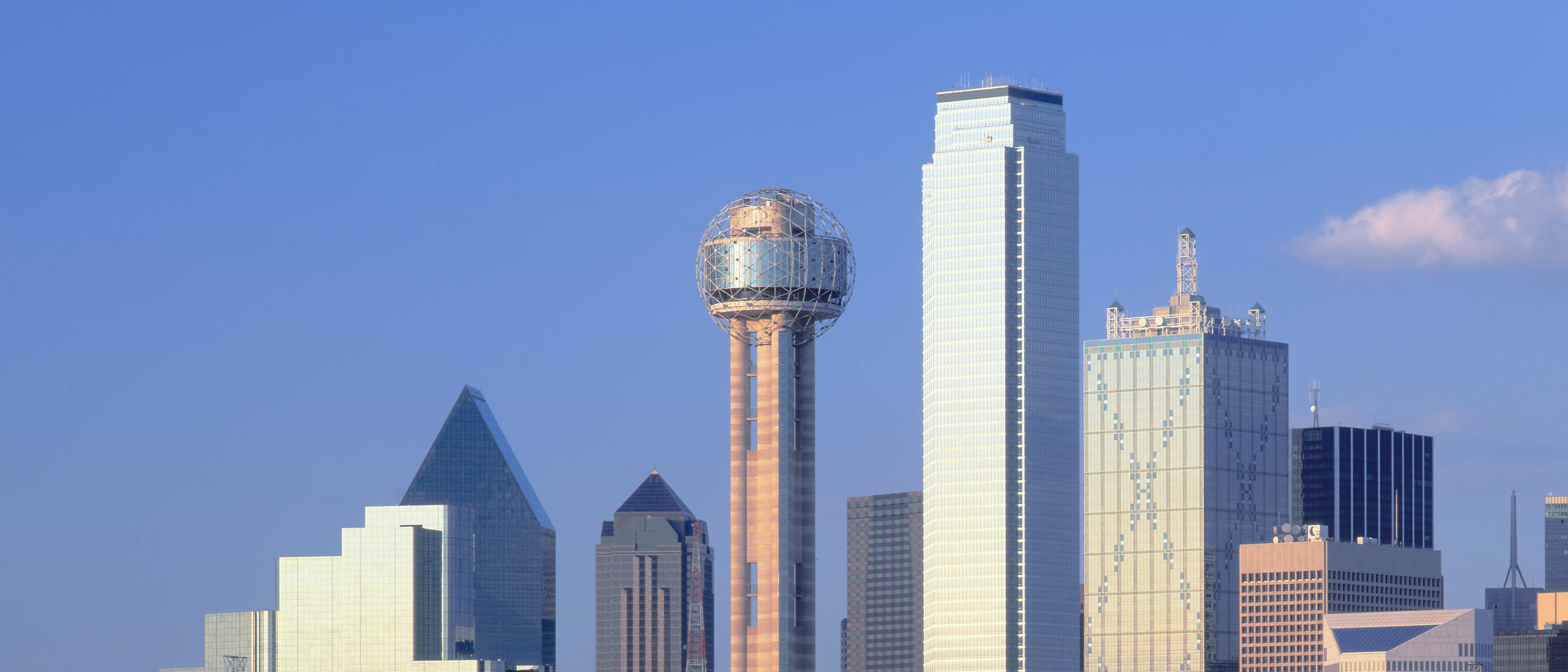 View of Dallas skyline