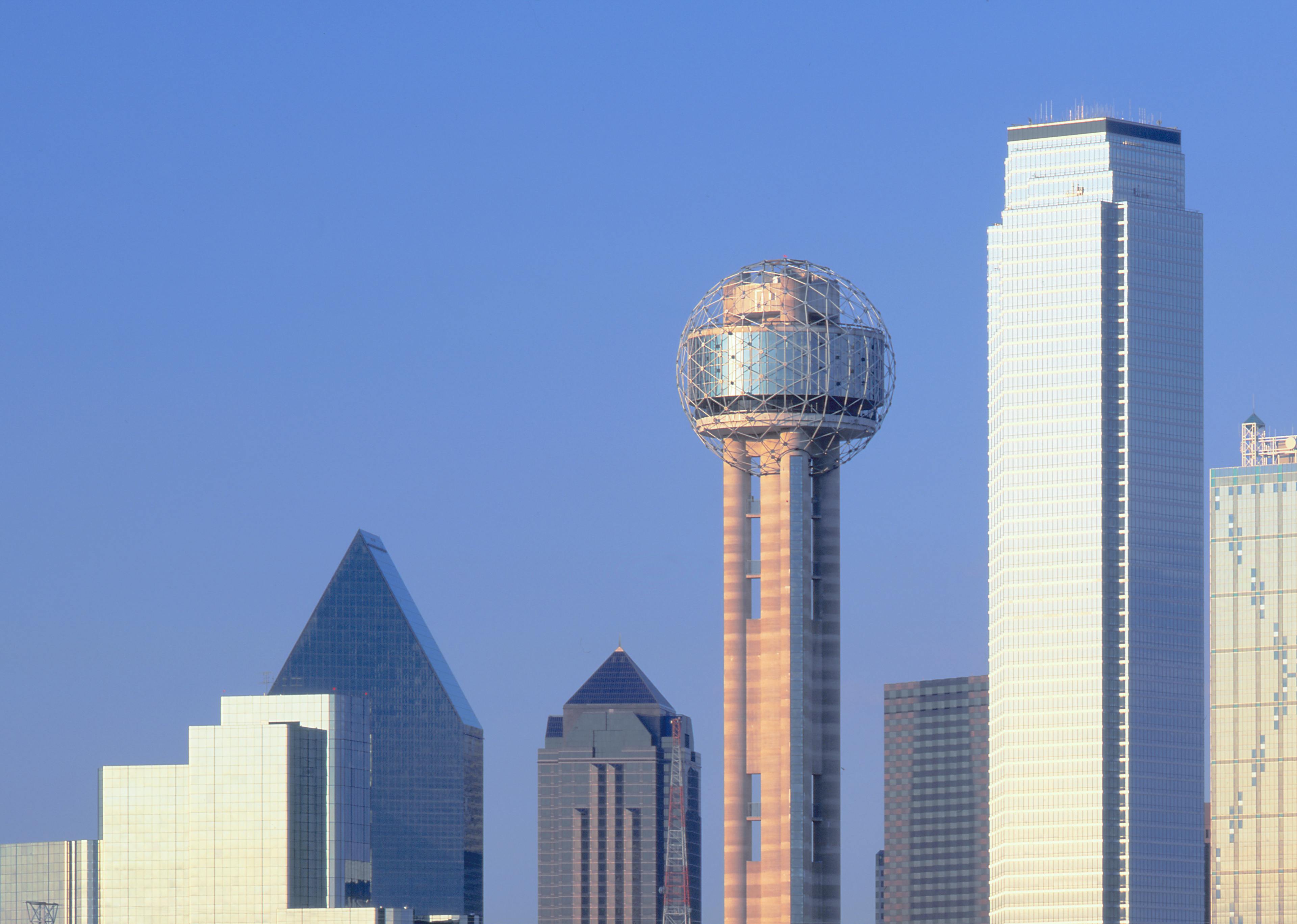 View of Dallas skyline