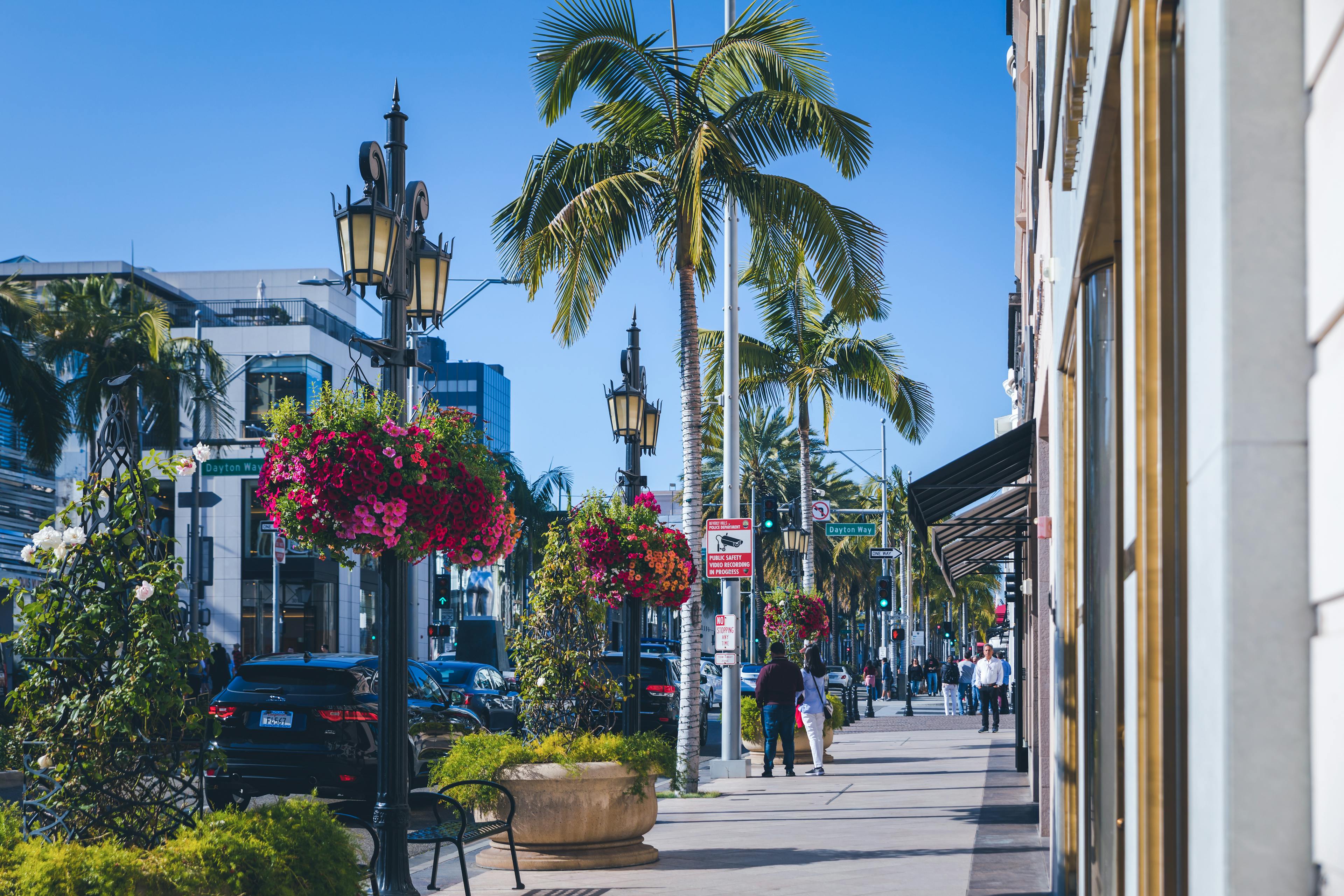 Sidewalk strip in Los Angeles