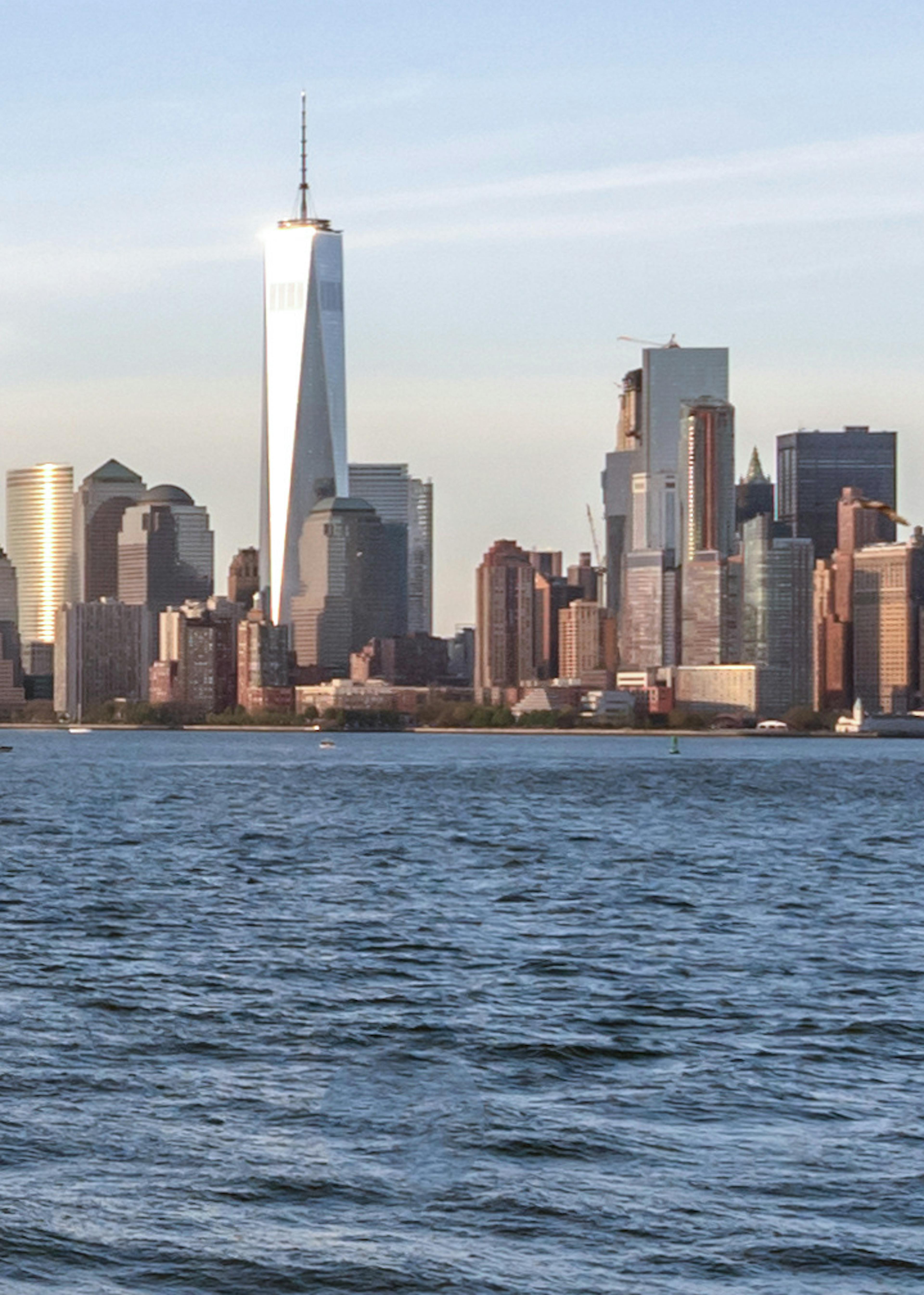 Statue of liberty and Ellis Island