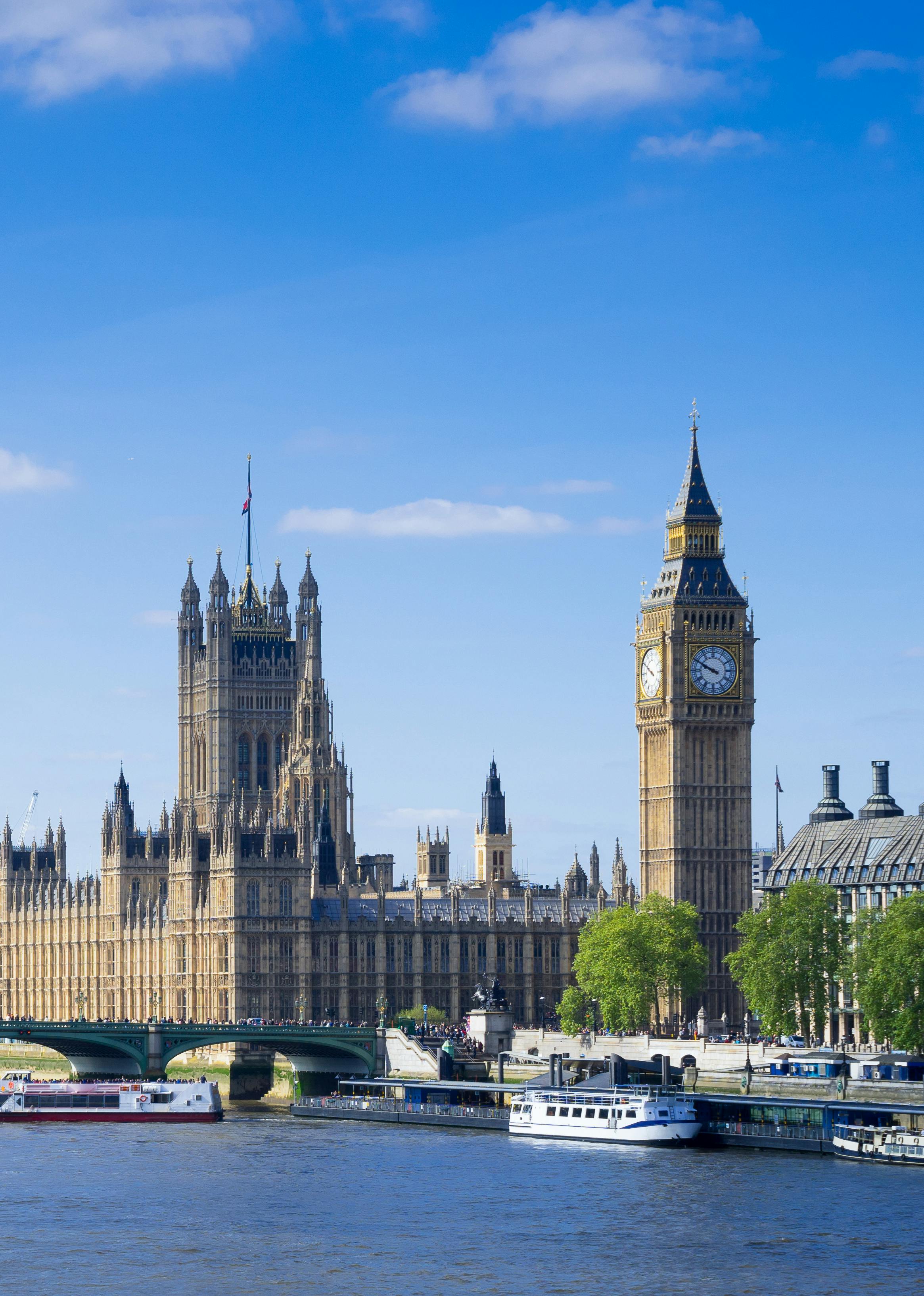 River and boats and buildings