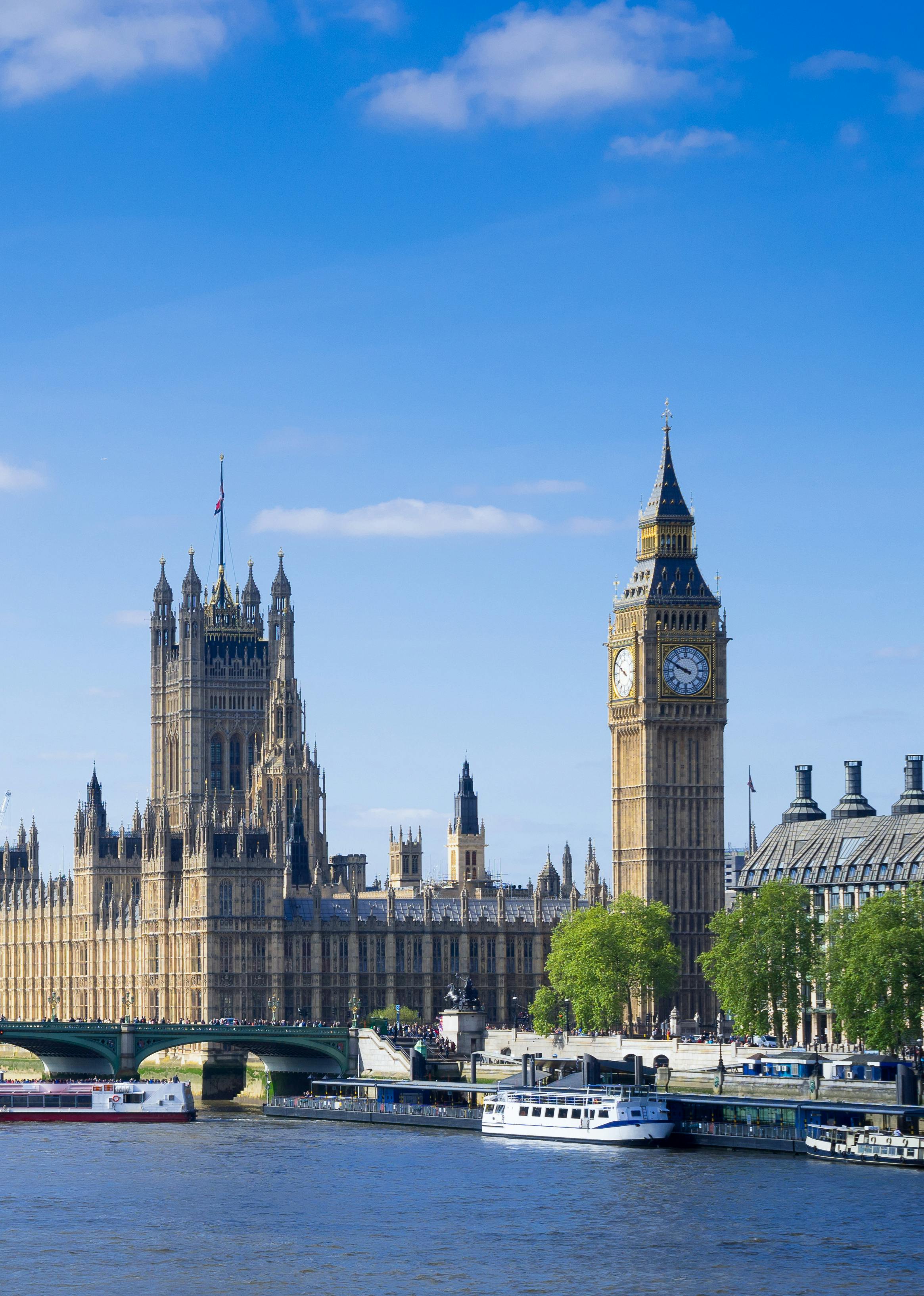 River and boats and buildings