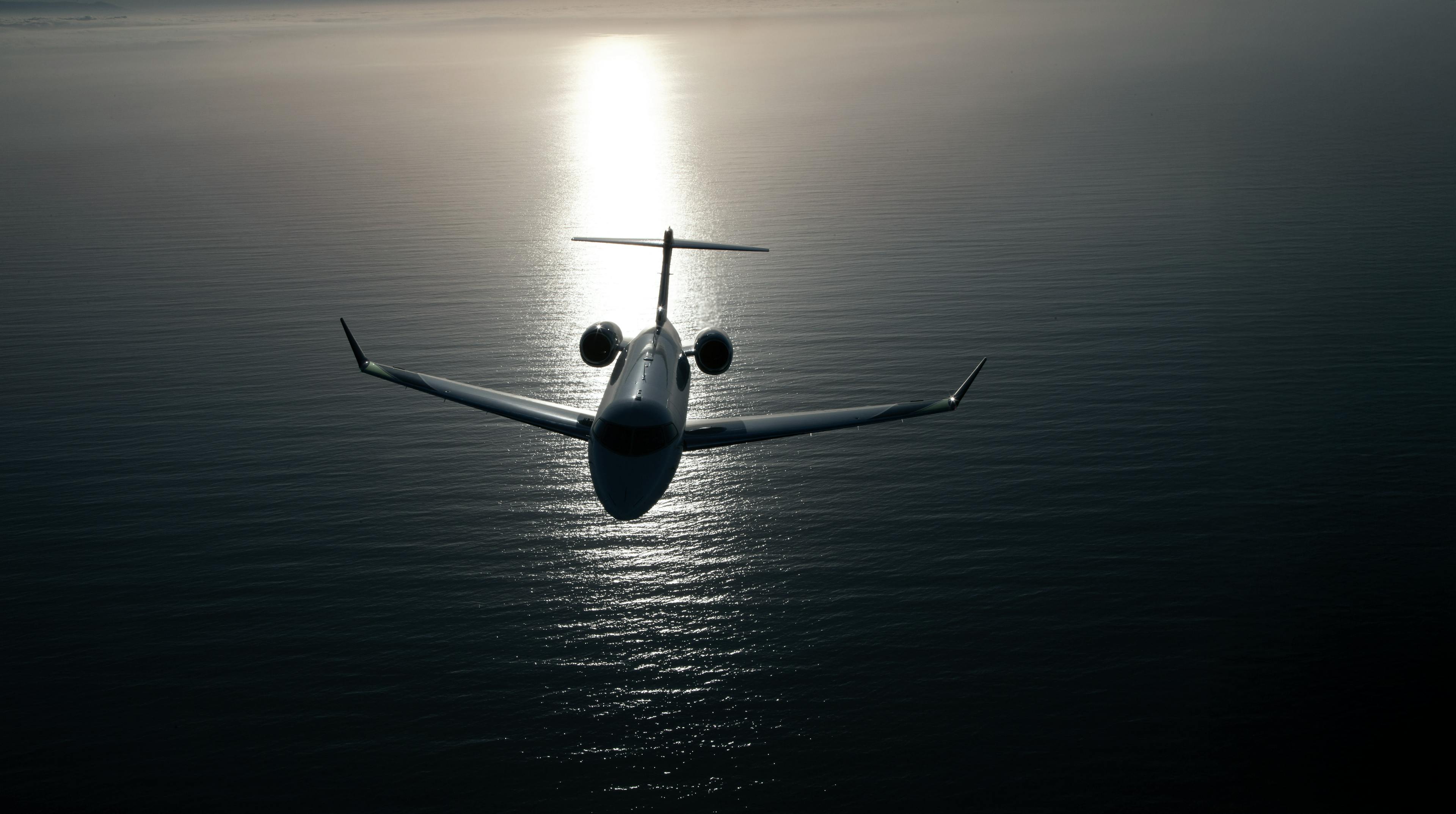 aerial shot over body of water