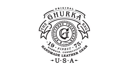 Ghurka logo in black and white