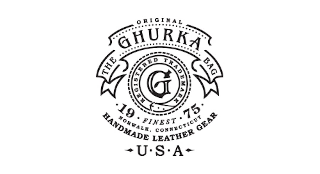 Ghurka logo in black and white