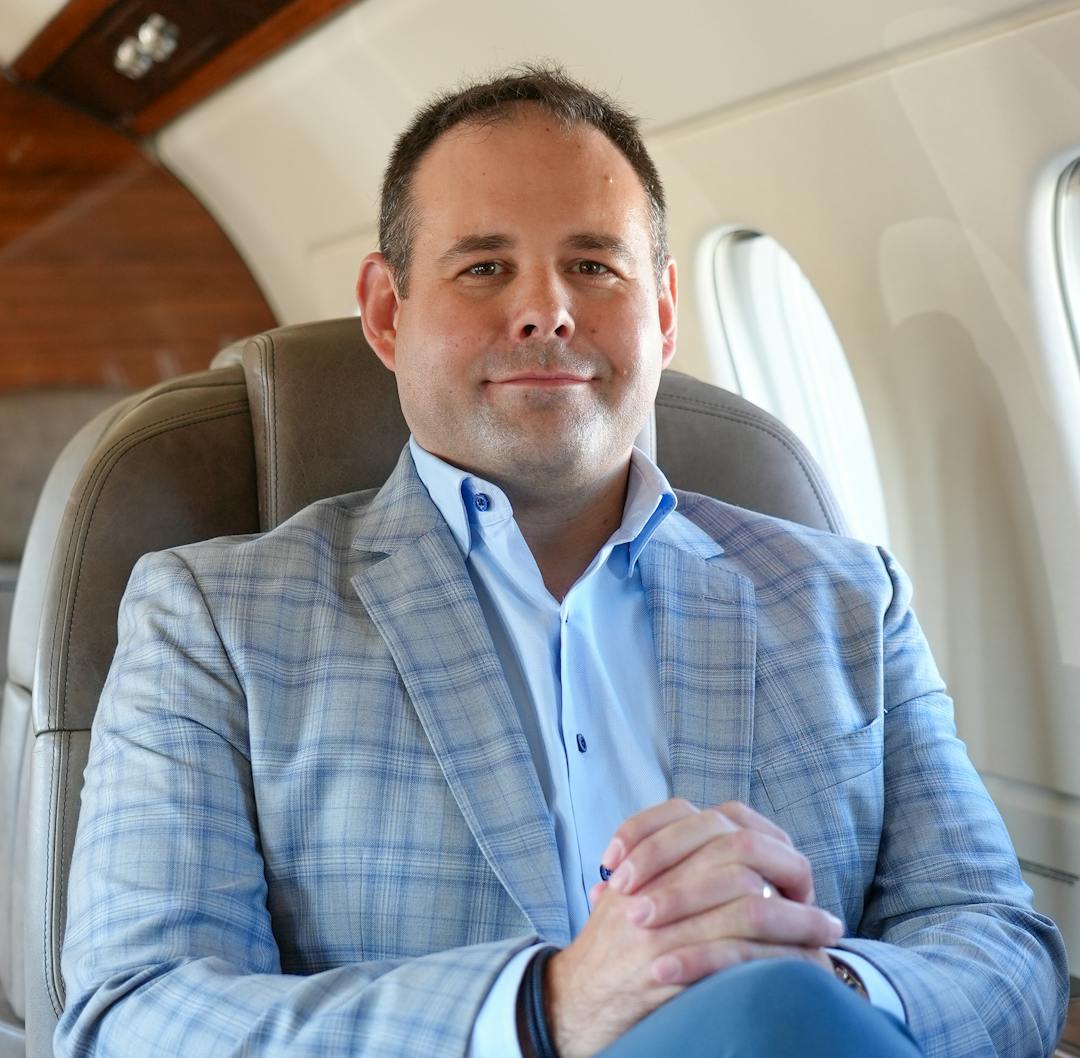 Michael on a G650