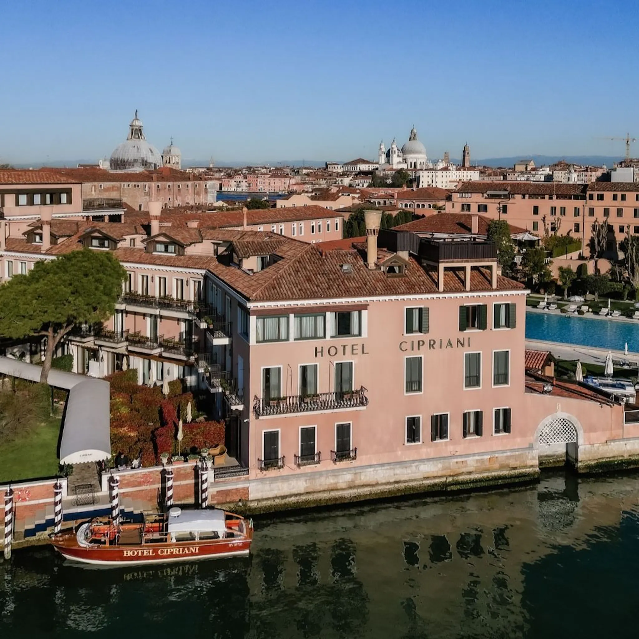 Historic waterfront building overlooking a canal in a European city.