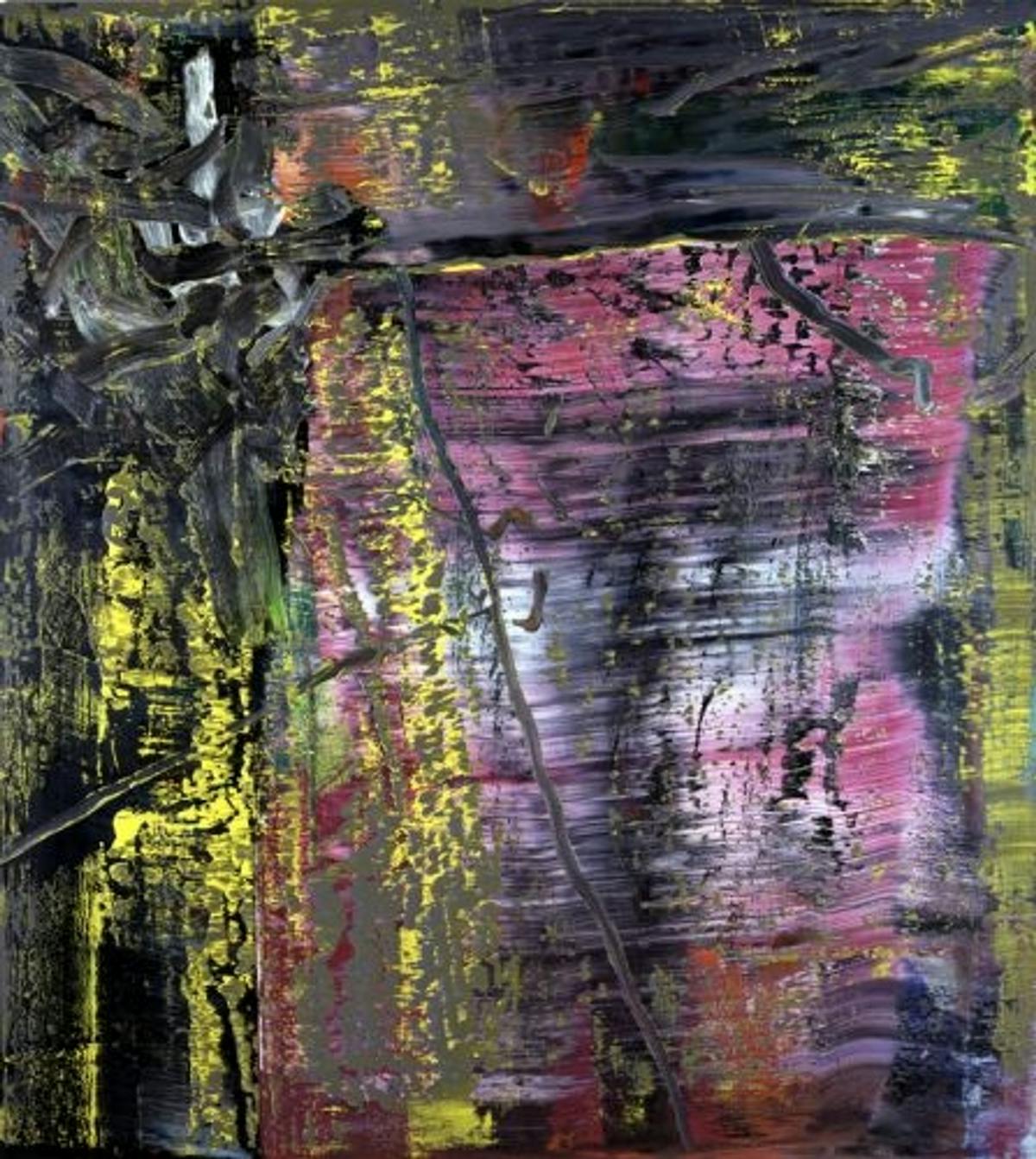 Abstraktes Bild Violet, Gerhard Richter