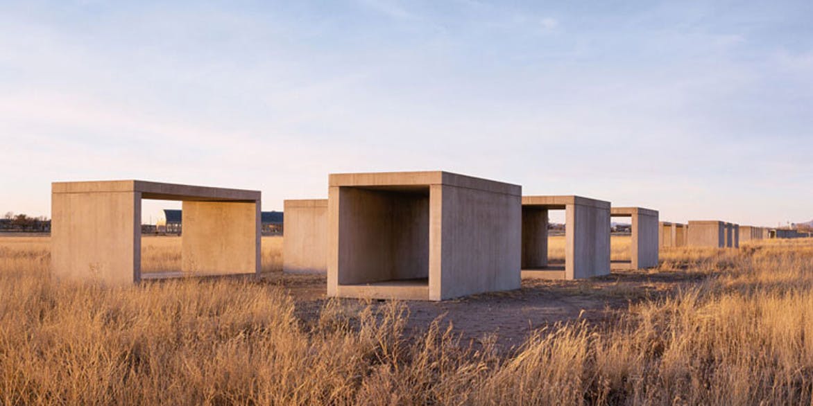 Donald Judd's concrete blocks 2