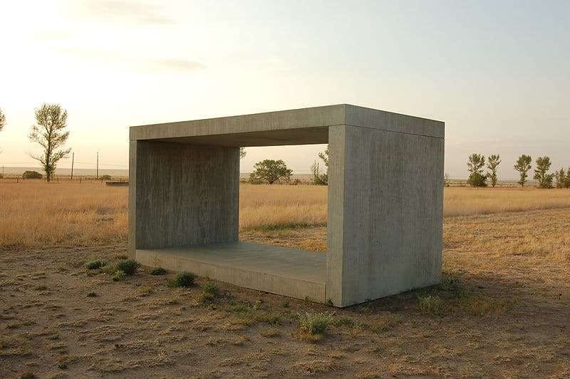 Donald Judd's concrete blocks