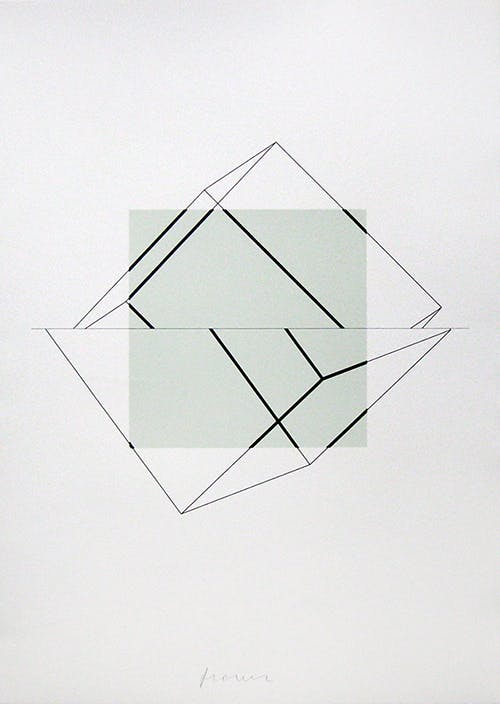 Cubic Limit (P-196), Manfred Mohr (1979)