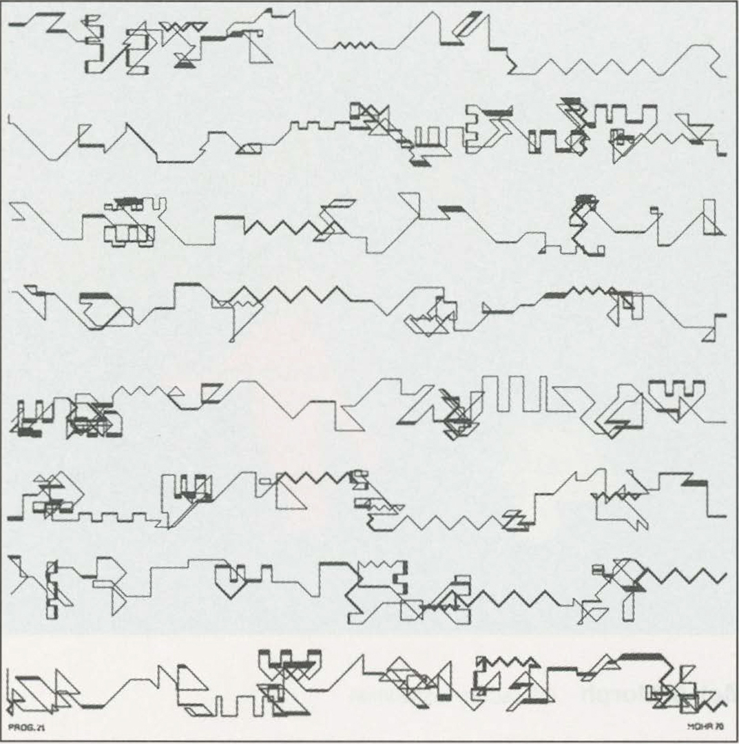 P-021-Band Structure, Manfred Mohr (1969)