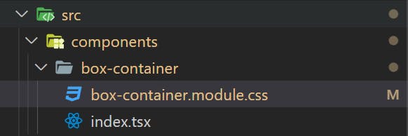 image: css modules folder