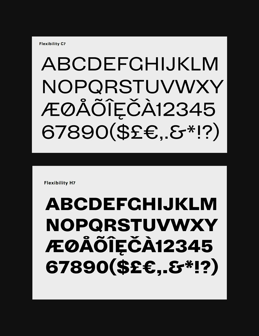 Design Museum Denmark Poster Font and typeface