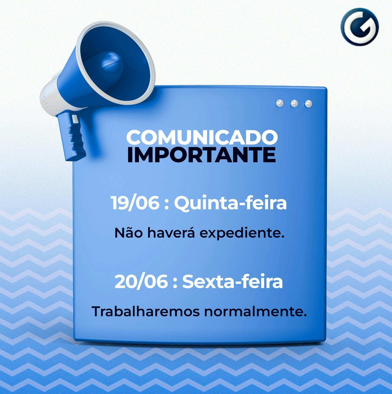 Icone - COMUNICADO IMPORTANTE!