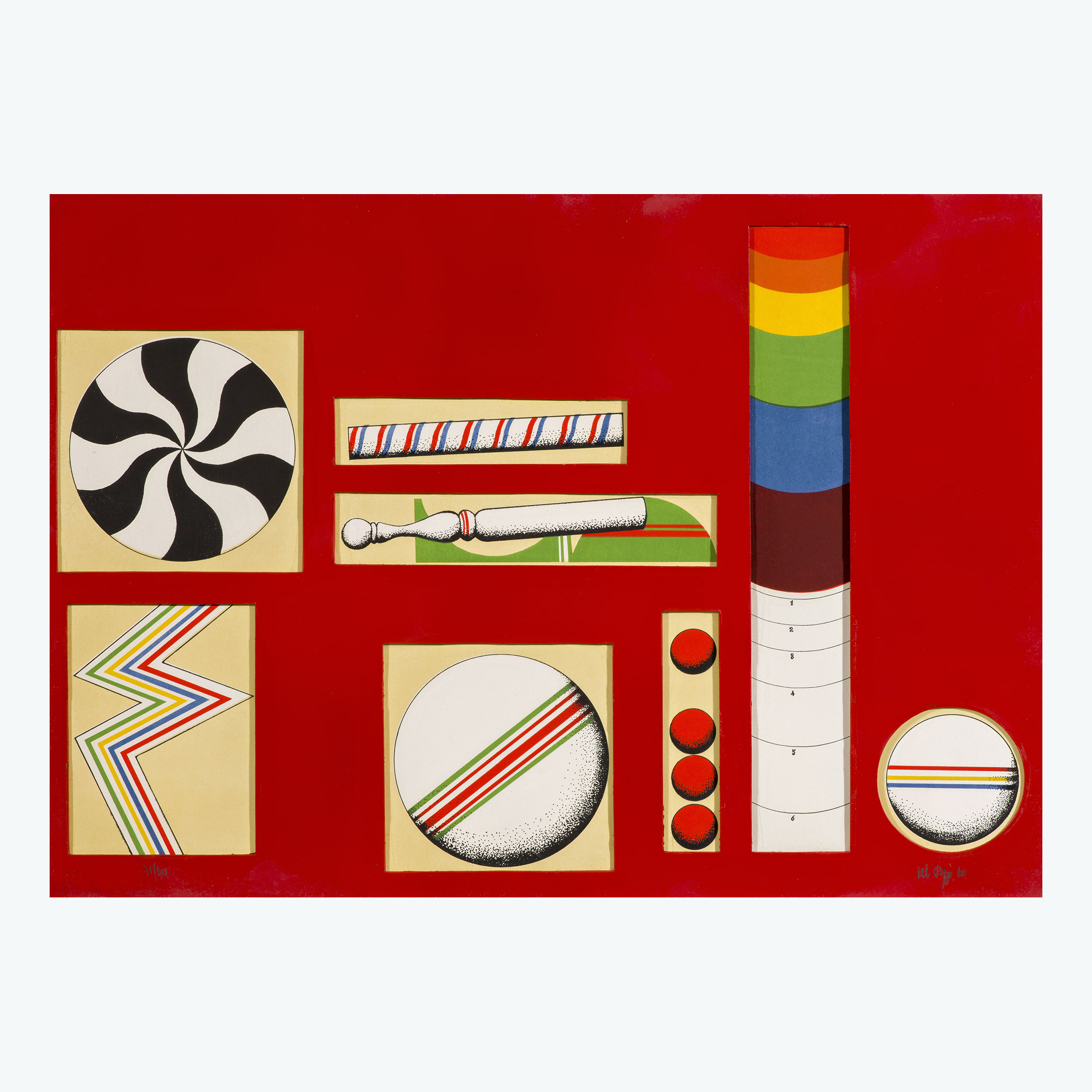 Lucio Del Pezzo - Piramide - 1966 | Galleria La Sfera