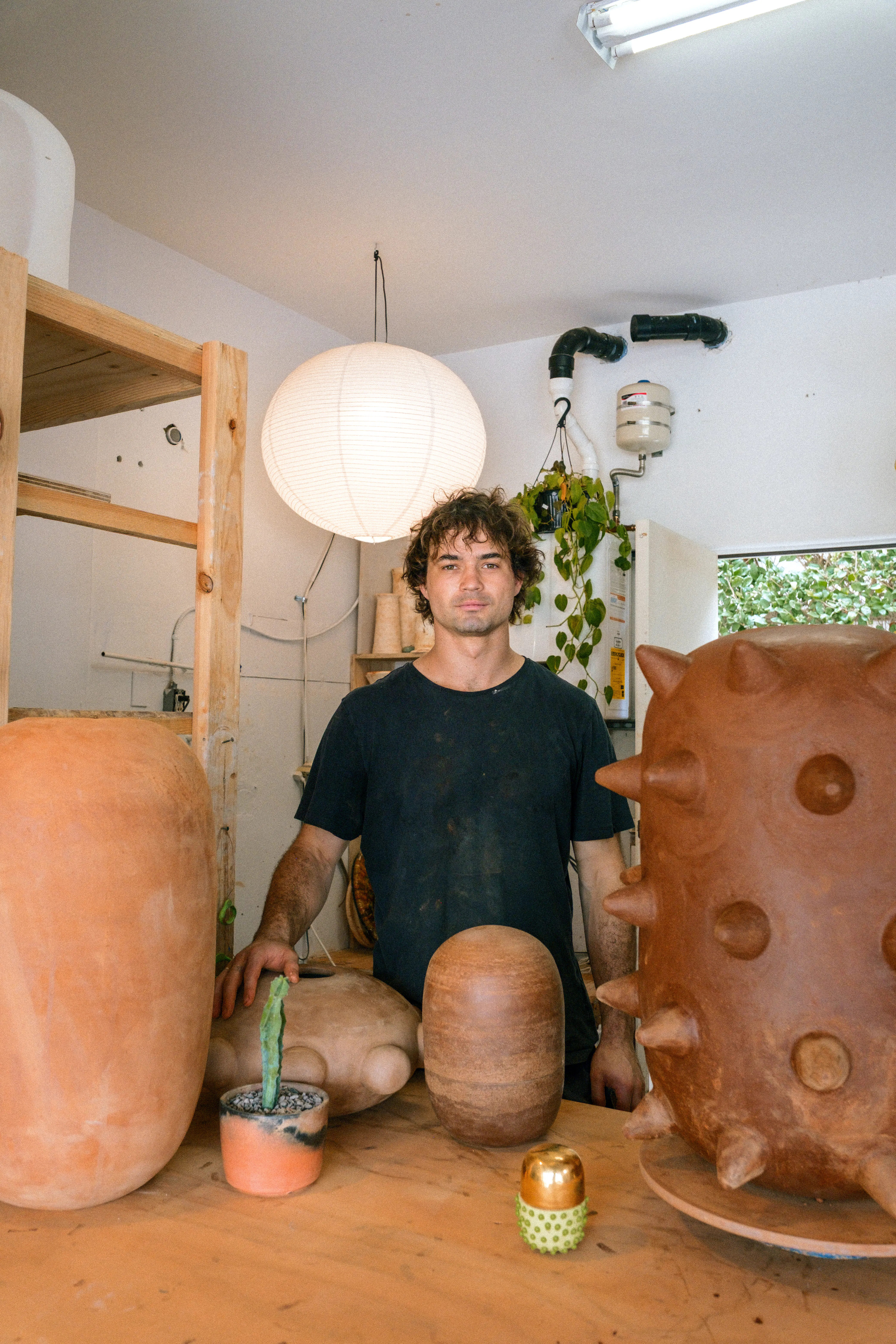 Theo, portrait, Euphorbia
