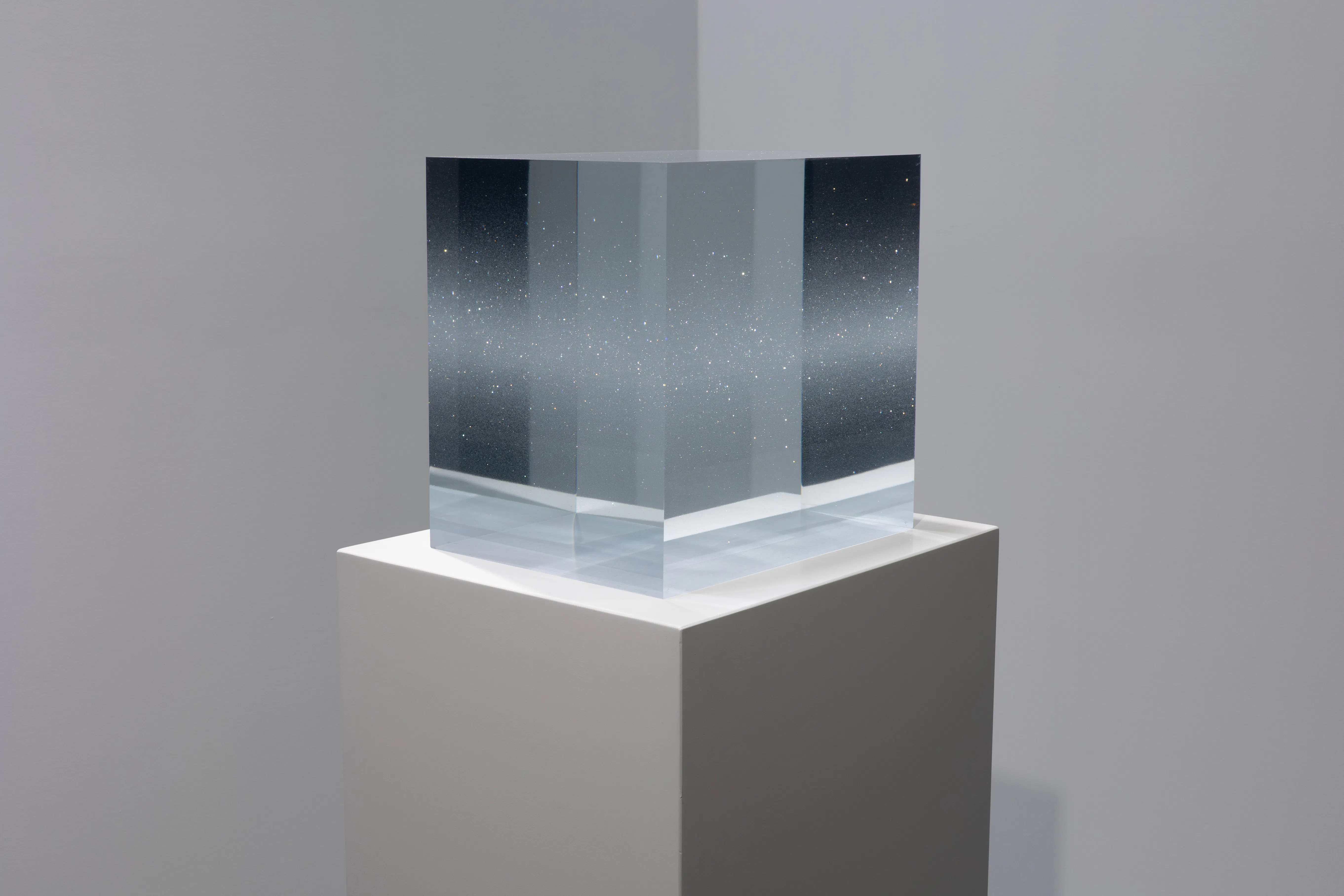 Adam Belt, Phase Form, Glint 3, 2023, Polyurethane Resin, Glitter 10.5 x 13 x 13 in