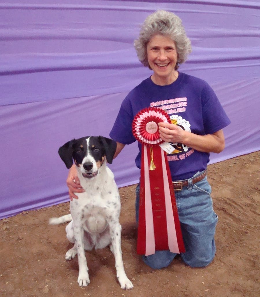 Cindy and clover at champs