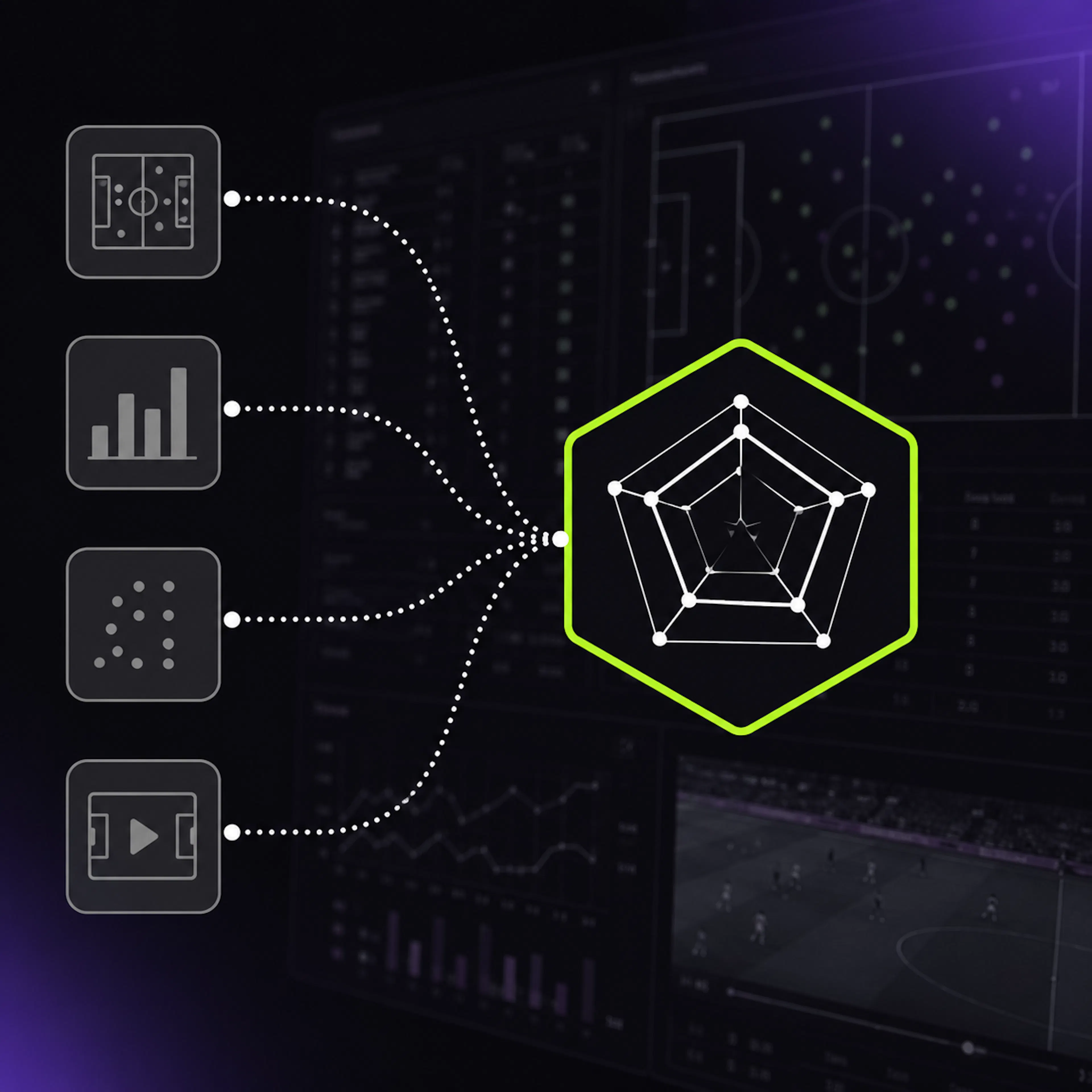 Step 1: several data sources feeding one provider-agnostic profile