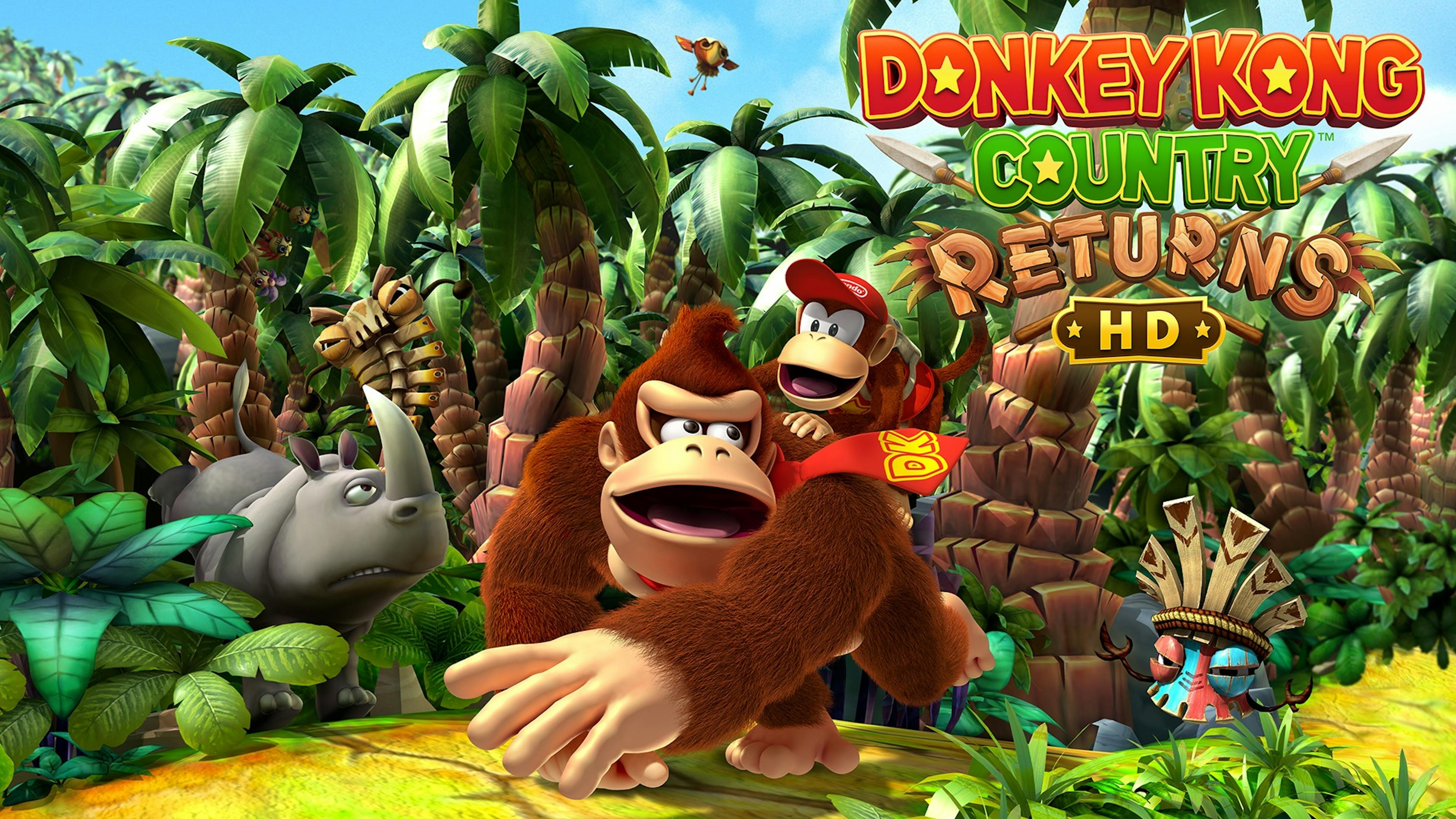 Donkey Kong Country Returns HD art