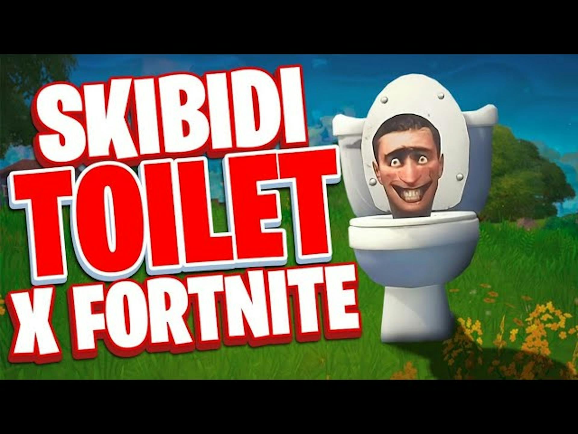 Skibidi Toilet in Fortnite Art