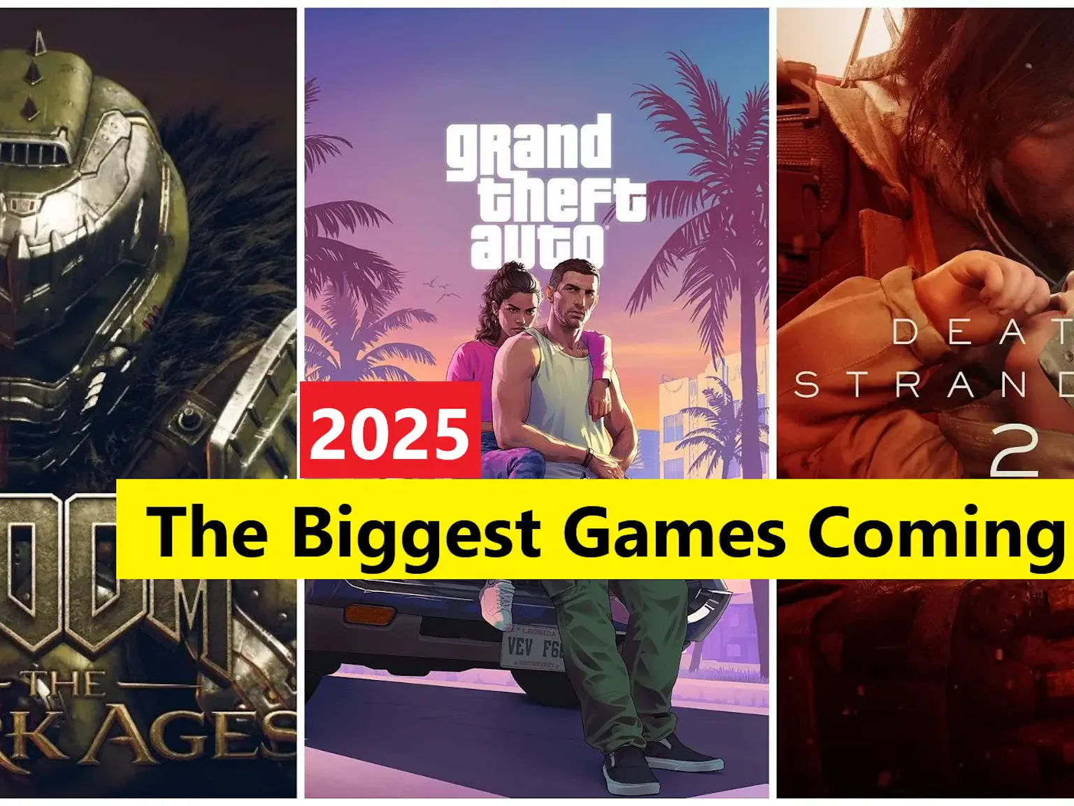 The Biggest Games Coming in 2025 art