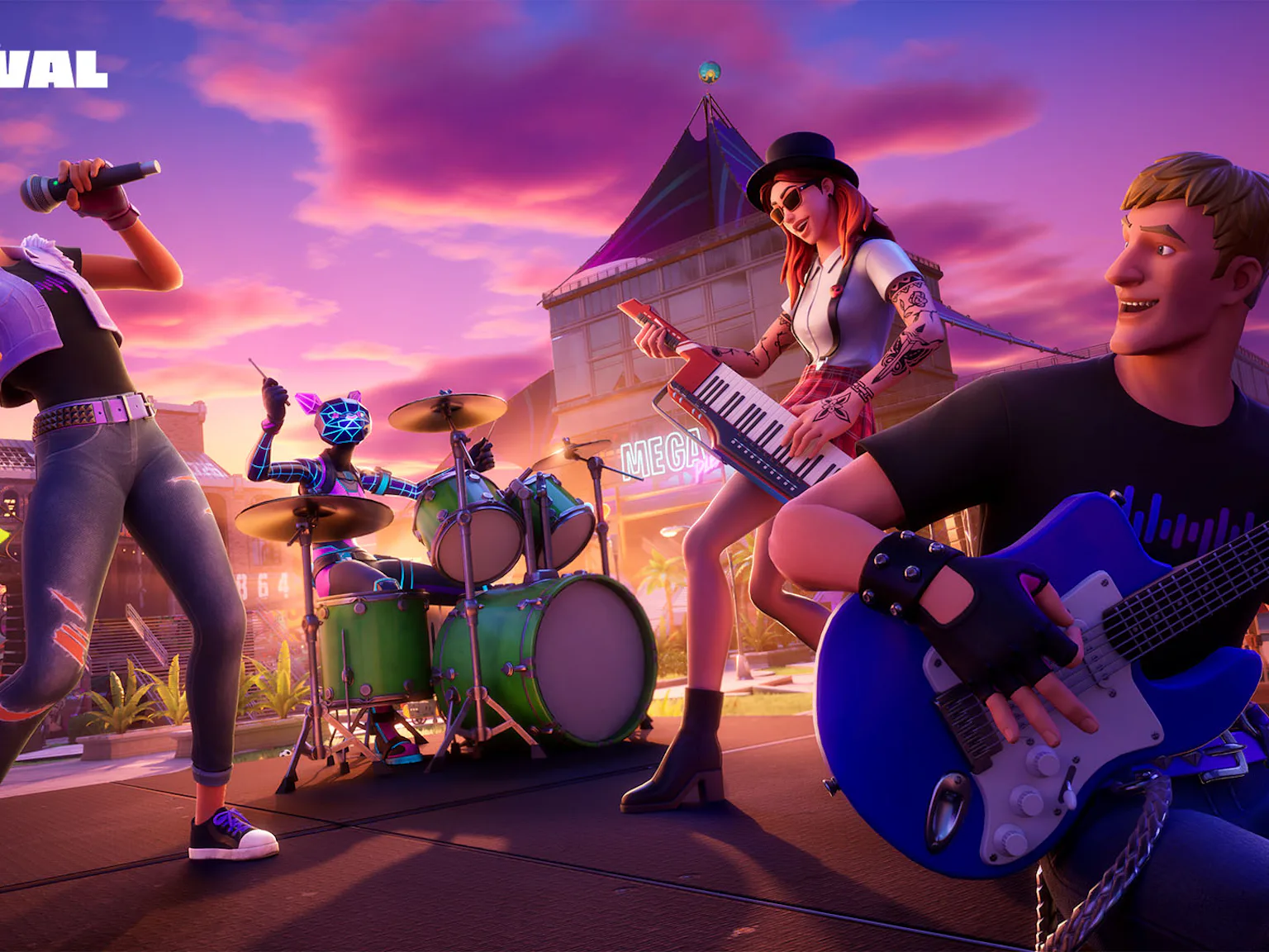 Fortnite Festival Brings Back Rock Band Magic With Local Co-op art