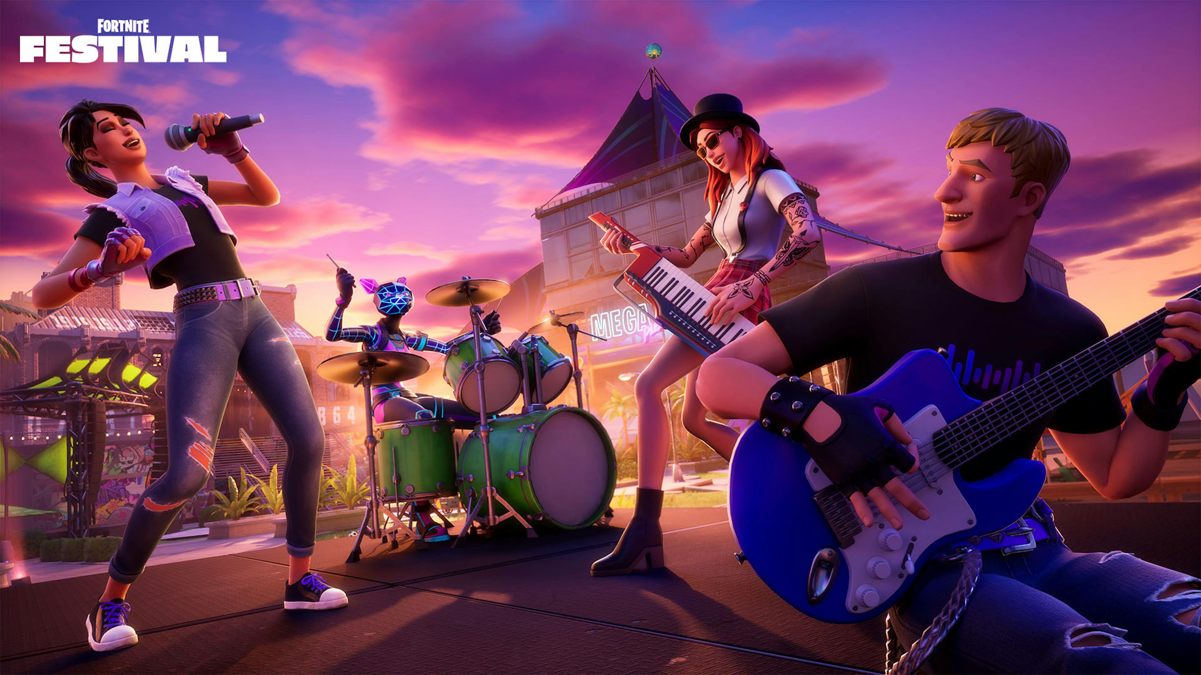 Fortnite Festival Brings Back Rock Band Magic With Local Co-op art